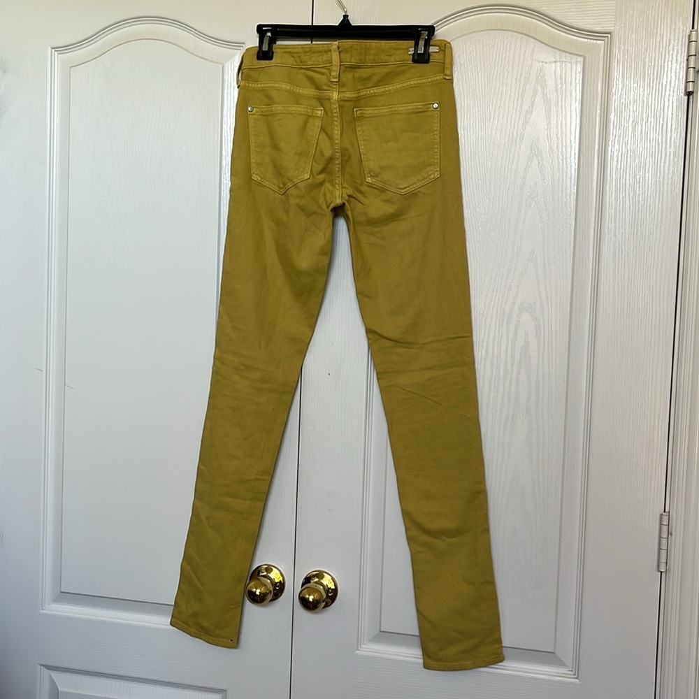 Pilcro Yellow Skinny Jeans Vibrant Style - Picture 3 of 8